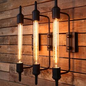 Ladiqi 761780099348 Industrial Steampunk Wall Lamp Bathroom Sconce Lighting Corridor Fixture