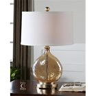 26478-1 Lamp Uttermost Glass Arielli Amber