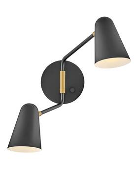 83542 Lark Birdie 2 Light 17 Inch Tall Swing Arm Hardwired Or Plug-in 83542 Lark Birdie 2 Light 17 Inch Tall Swing Arm Hardwired Or Plug-in