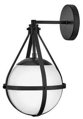 Lark 83670bk 83670 Colby 1 Light 16 Inch Tall Wall Sconce - Black