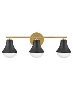 85513bk Lark Black Led Vanity From The Haddie Collection