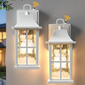 Xg7052o-1wh Lawyettle Modern Outdoor Wall Lights 2 Pack Aluminum Dusk To Dawn Lighting Ex