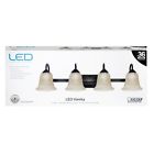 73963 Led Light Electric Glass Rubbed Oil Bronze 4 Scavo Antique Feit