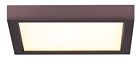 Led-sm63dl-orb-c Canarm Oil Rubbed Bronze Led Square Disc Flush 062345380070
