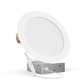 Wen-dl4-9w-dim-50-wd.1pk Ledmyplace.com 4 Inch 9w Round Dimmable Retrofit Led Recessed Downlight With Junc