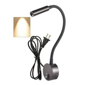 Ledsonline 601263519614 Black Reading Lamps Led Wall Mounted Study Light For Bed Headboard Go