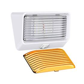 Leisure Led 045079006652 Rv Exterior Porch Utility Light With Switch - 12v 280 Lumen