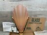 Lg856bp Quoizel Art Deco Wall Sconce Fixture Brass Frosted Pink Glass