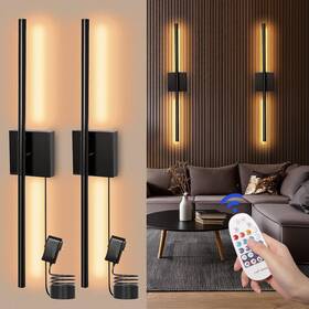 Uhyg678 Lichaser Plug-in Black Wall Sconces For Acoustic Wood Panels Wifi Led Sconce Lights C Uhyg678 Lichaser Plug-in Black Wall Sconces For Acoustic Wood Panels Wifi Led Sconce Lights C