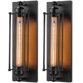 Licperron 635028227056 Sconces Wall Lighting Industrial Black Antique Light Fixtures F