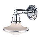 17050 Light 1 Chrome Retrospective Bulb Sconce Polishe