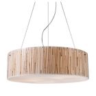 Organics-5 Light Stem Pendant Bamboo Bulb Material Modern 19063 5