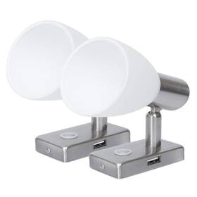 Lighteu B07dksvf4x 12v Reading Light Led Rv Interior 3w Usb Port 5v/2a Dimmable Bedside