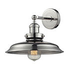 55010 Lighting Nickel 1 Wall Sconce Newberry Polished Light Elk