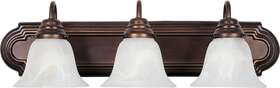8013mroi Lighting Essentials Marble Glass Bath Vanity Wall Mount 3-light 180 Total Watts