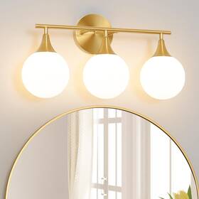 Dx25027g3 Lighting Modern Brushed Gold Bathroom Vanity Light - Energy Efficient G9 Base Li