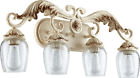 5037-4-70 Lighting Florence Quorum Free Light Bath Vanity Shipping