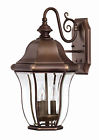 2334cb Lighting Sconce Hinkley Outdoor 120 Wall Watts Bronze Total Monticello