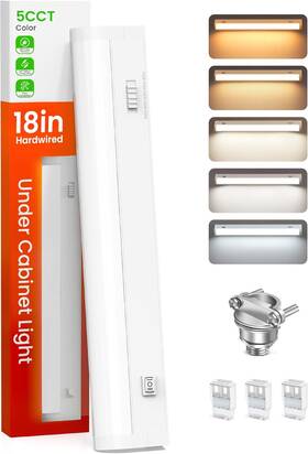 Xlus-ucl45y-10w5d-1 Lighting 18 Inch Led Under Cabinet Hardwired 5cct Color Selectable 27