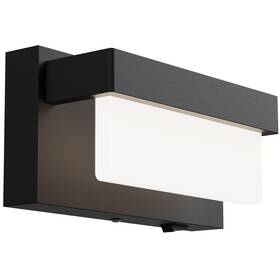 8890blk-12w Lightinn Wall Sconce Black Light With On/off Switch 8 Inch 1 Pack