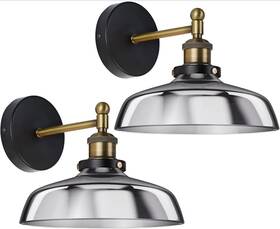 Bef6a8b3-bc6 Lightinn 2-light Vanity Light Black Wall Sconce With Blue Glass Shade Vintage Bathroom