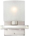 M2865 Linen Glass Possini Euro - Sconce White Wall