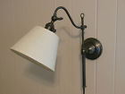Linen Wall Bronze Bedside Barn Pottery Adair Lamp Sconce Shade -