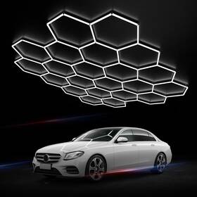 6522hex Litezone Hexagon Garage Lights 581w 83 Pack 22 Grids Led - Easy Install