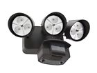 Lithonia 3 Three Wall-mount Outdoor Bronze Led Flood Light-non Working 753573674245