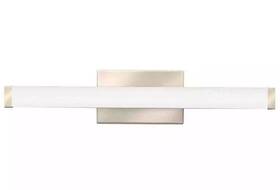 30k35k40k Lithonia Lighting 18-watt 24 Inch 1 Light Brushed Nickel Led Vanity Bar