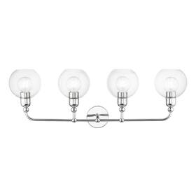 16975-05 Livex Lighting Downtown Large Sphere Vanity Sconce Polished Chrome