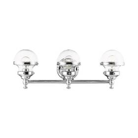 17413-05 Livex Lighting 3 Light Polished Chrome Bath 24 Inch W X 8.25 H 17413-05 Livex Lighting 3 Light Polished Chrome Bath 24 Inch W X 8.25 H