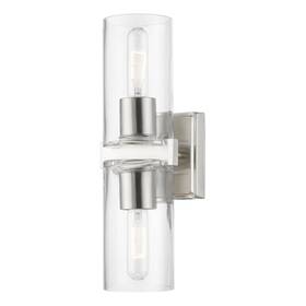 Style-15 Livex 18032-91 Clarion - 2 Light Bath Vanity In Contemporary Inches Tall And 5 Inch