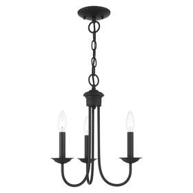42683-04 Livex Lighting Steel 3 Light Chandelier For Home Decor 1 Black Ceil 42683-04 Livex Lighting Steel 3 Light Chandelier For Home Decor 1 Black Ceil