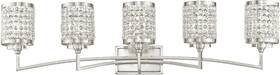 50565-91 Livex Lighting Gramercy 5-light Bath Light Brushed Nickel