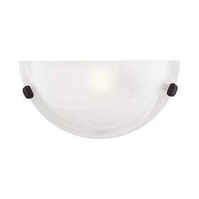 4271-07 Livex 847284005143 Lighting Oasis 1-light Bronze Wall Sconce White