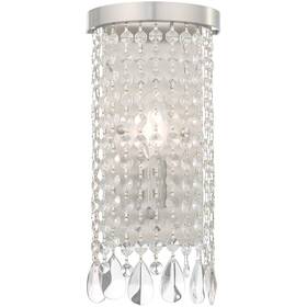 Livex 847284060883 Lighting 1 Lt Brushed Nickel Ada Wall Sconce