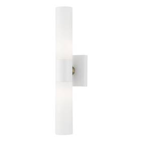 Style-17.75 Livex Lighting 10102-13 - Aero 2 Light Ada Bath Vanity In Nautical Inches Style-17.75 Livex Lighting 10102-13 - Aero 2 Light Ada Bath Vanity In Nautical Inches
