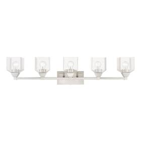Style-9.5 Livex Lighting 10385-91 - Aragon 5 Light Bath Vanity In Architectural Inches