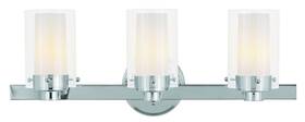 1543-05 Livex Lighting Manhattan Bathroom Vanity Light Polished Chrome