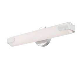 16362-91 Livex Lighting Lund Bathroom Vanity Light Brushed Nickel New In Box