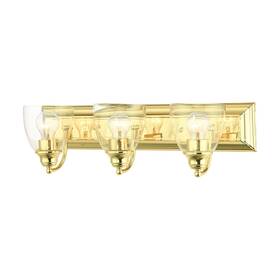 17073-02 Livex Lighting - Birmingham 3 Light Bath Vanity In New Traditional Style 24