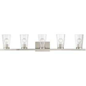 17625-91 Livex Lighting Cityview Bathroom Vanity Light Brushed Nickel