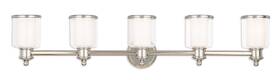 40215-35 Livex Lighting Middlebush Bathroom Vanity Light Polished Nickel