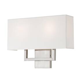 50991-91 Livex Lighting Pierson Brushed Nickel 2 Light Ada Wall Sconce 50991-91 Livex Lighting Pierson Brushed Nickel 2 Light Ada Wall Sconce