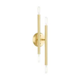 46771-12 Livex Lighting 847284066861 4 Light Satin Brass Ada Wall Sconce N/a