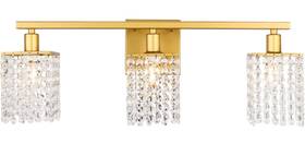 Ld7010br Living District Phineas 3 Light 24 Inch Brass Wall Sconce Ld7010br Living District Phineas 3 Light 24 Inch Brass Wall Sconce