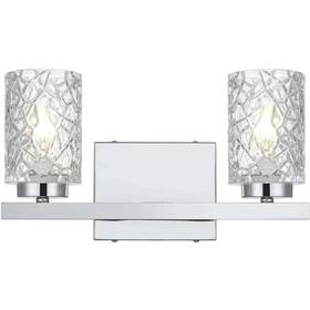 Ld7026w14c Living District Cassie 2 Light 14 Inch Chrome Bath Sconce Wall