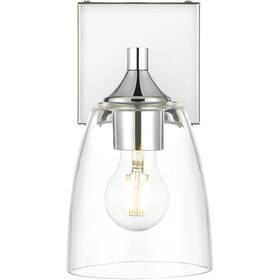 Ld7307w5ch Living District Gianni 1 Light 5 Inch Chrome Bath Sconce Wall