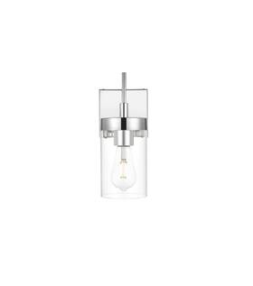 Ld7319w5ch Living District Benny 1 Light 5 Inch Bath Sconce Wall - Chrome